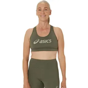 Asics Tops Femenino Running Asics_Padded_Bra Mantle_Green/Olive_Grey