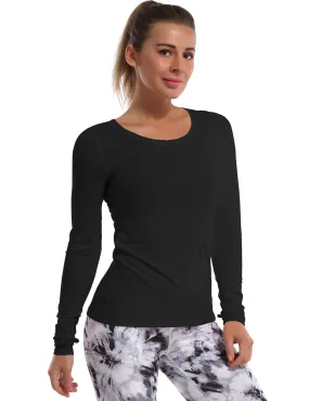 Athlete Long Sleeve Tops black_Running