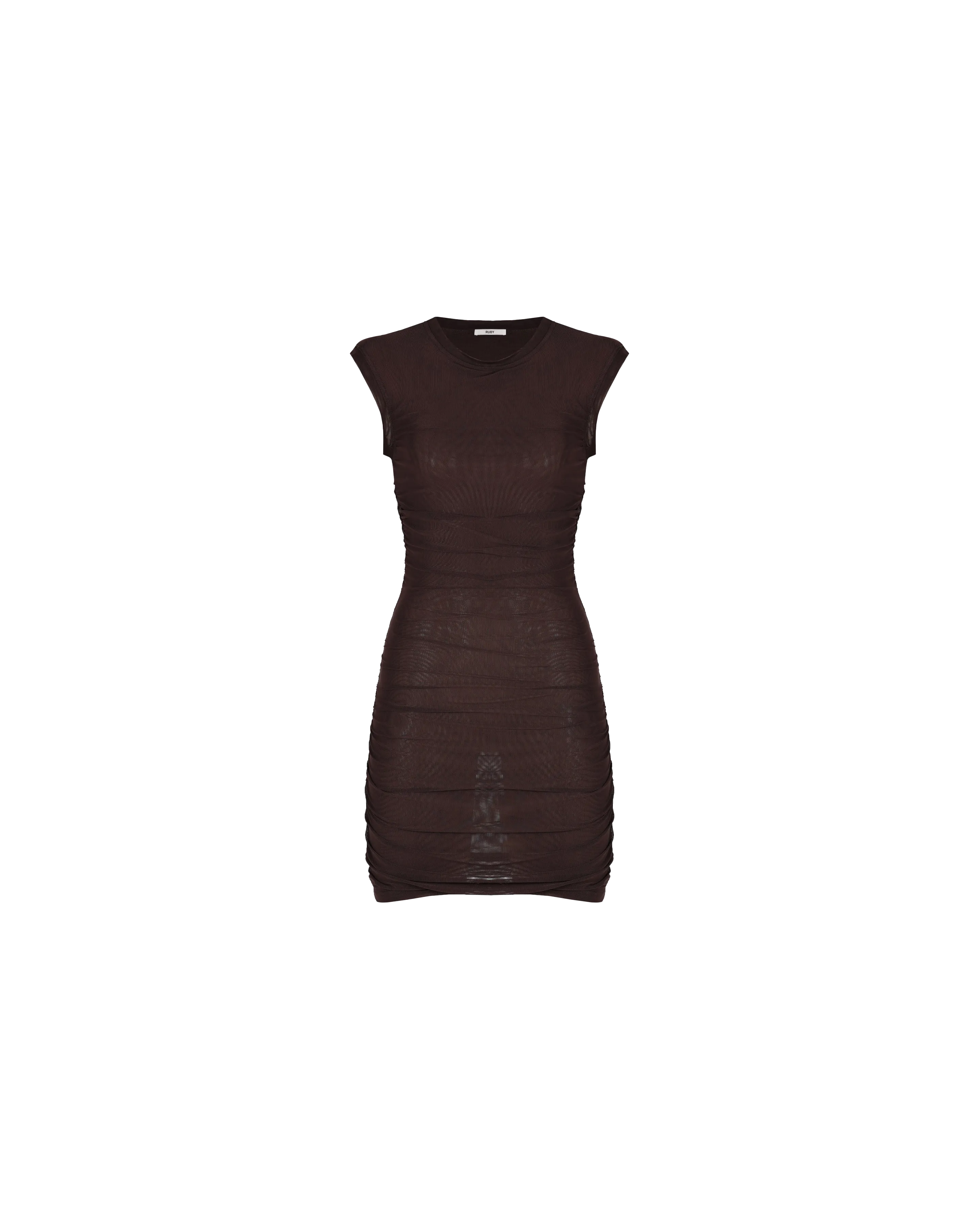 BOUNCE MESH TANK MINIDRESS JAVA