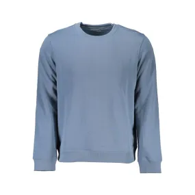 Calvin Klein Sleek Blue Crew Neck Sporty Sweatshirt