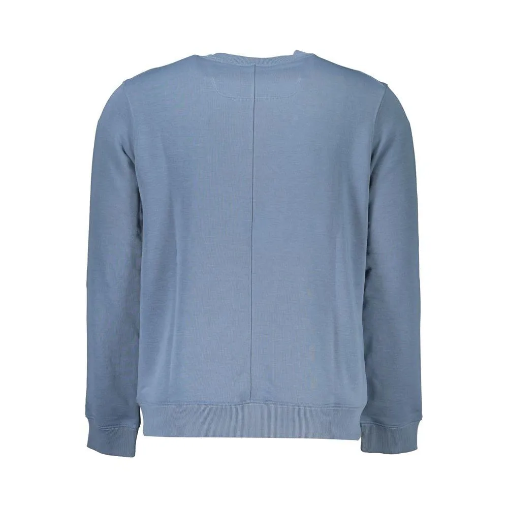 Calvin Klein Sleek Blue Crew Neck Sporty Sweatshirt