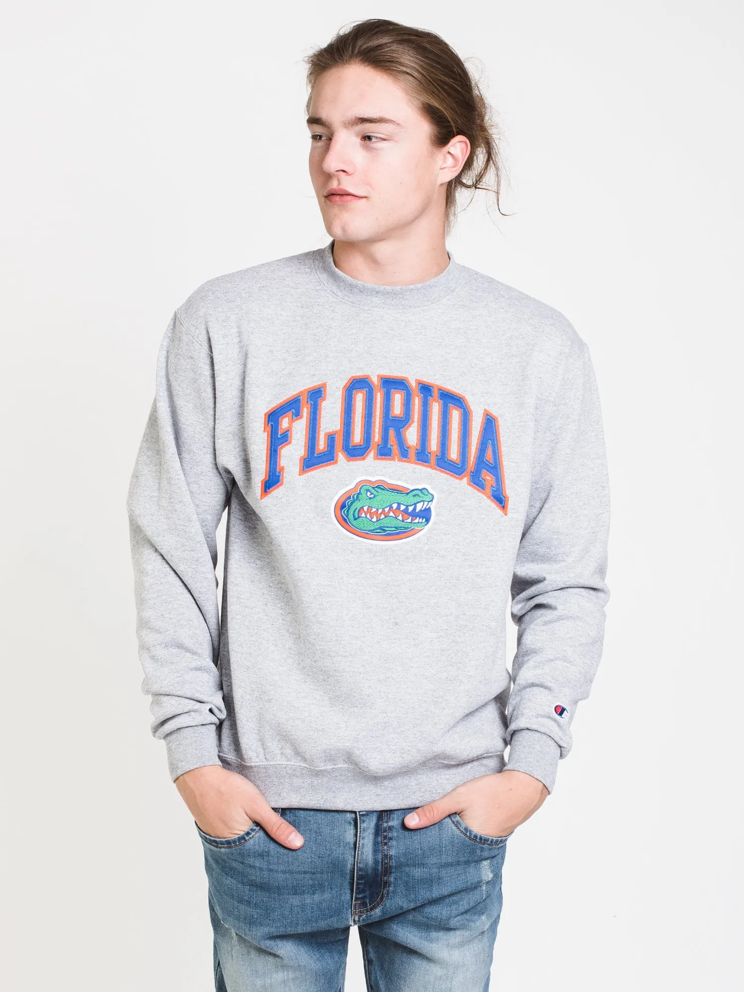 CHAMPION ECO POWERBLEND FLORIDA UNIVERSITY CREWNECK SWEATER - CLEARANCE