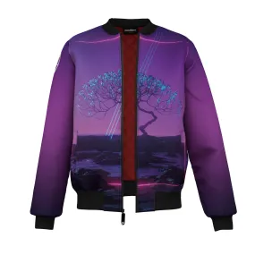 Cosmic Blossom Bomber Jacket