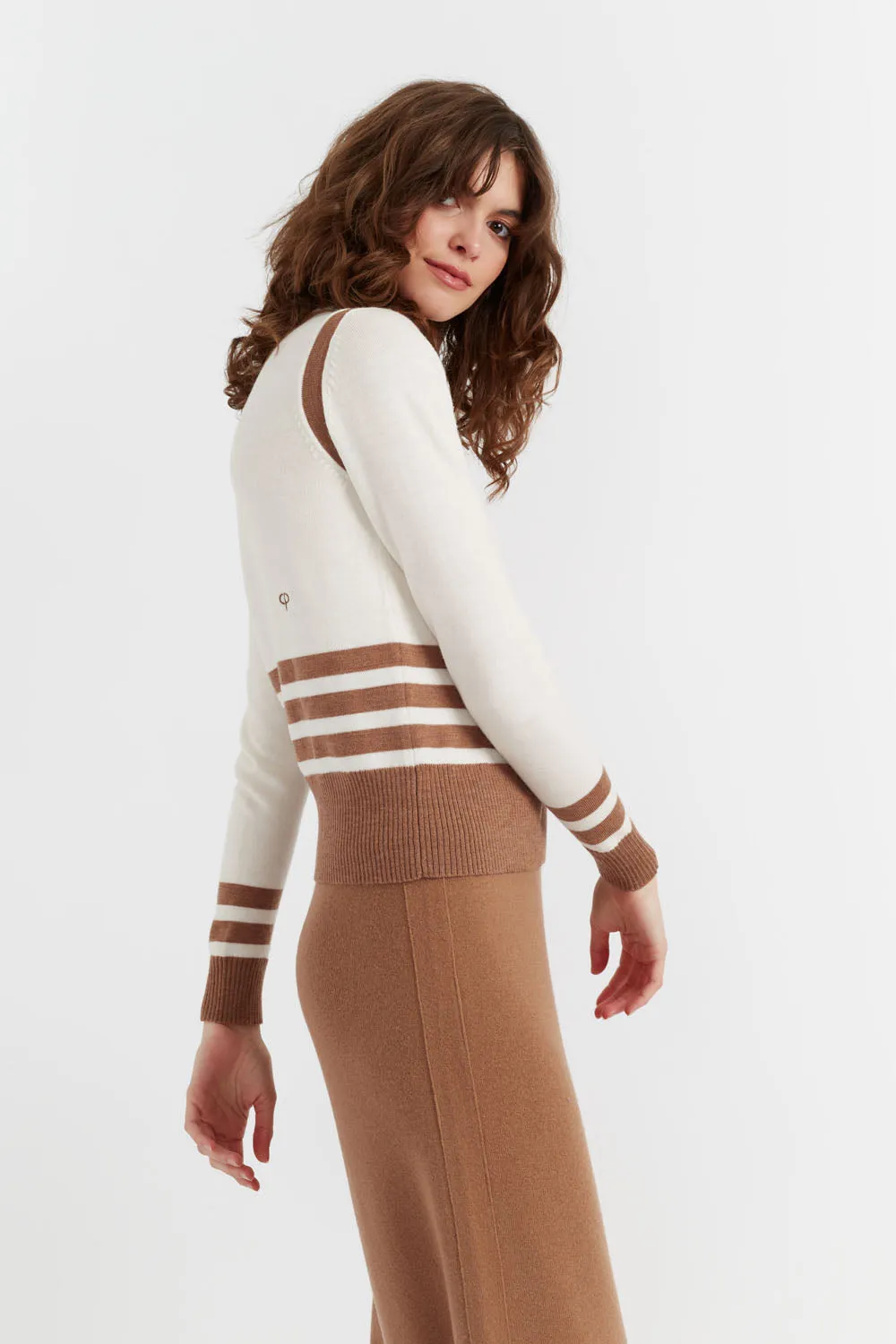 Cream Merino Ida Sweater