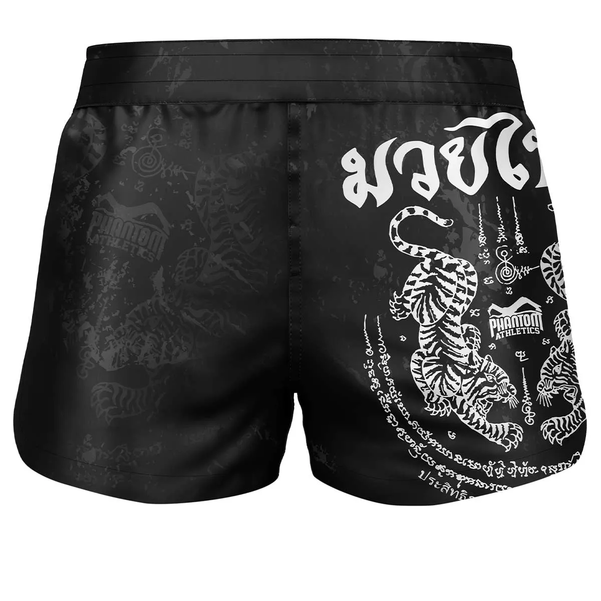 Fightshorts FUSION Muay Thai - Schwarz