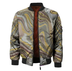 Golden Path Bomber Jacket