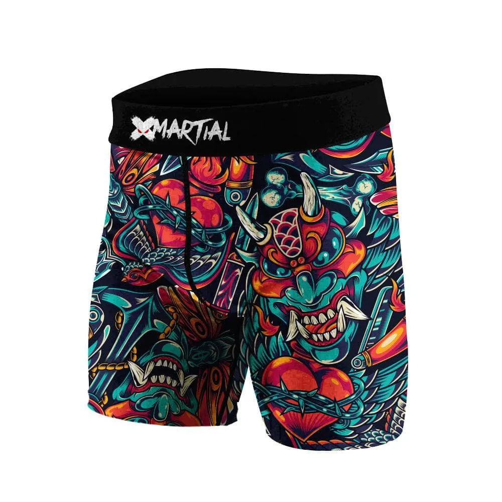 Heart of Thorns BJJ/MMA Compression Shorts