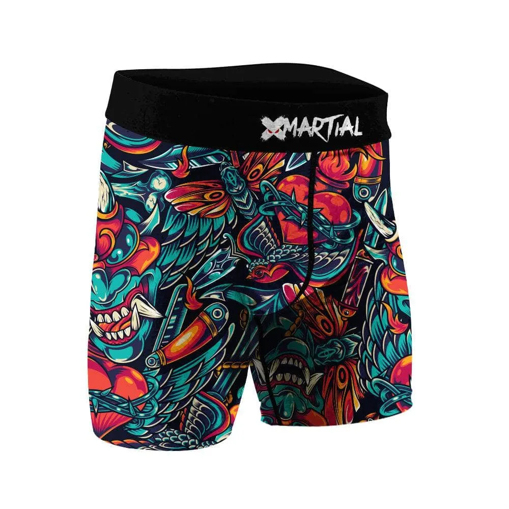 Heart of Thorns BJJ/MMA Compression Shorts