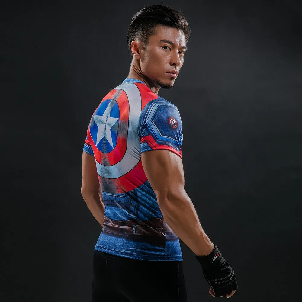 Hero Compression Shirt - Captain America 3