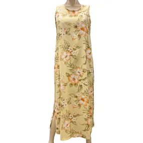 Hibiscus Resort Peach Long Tank Dress