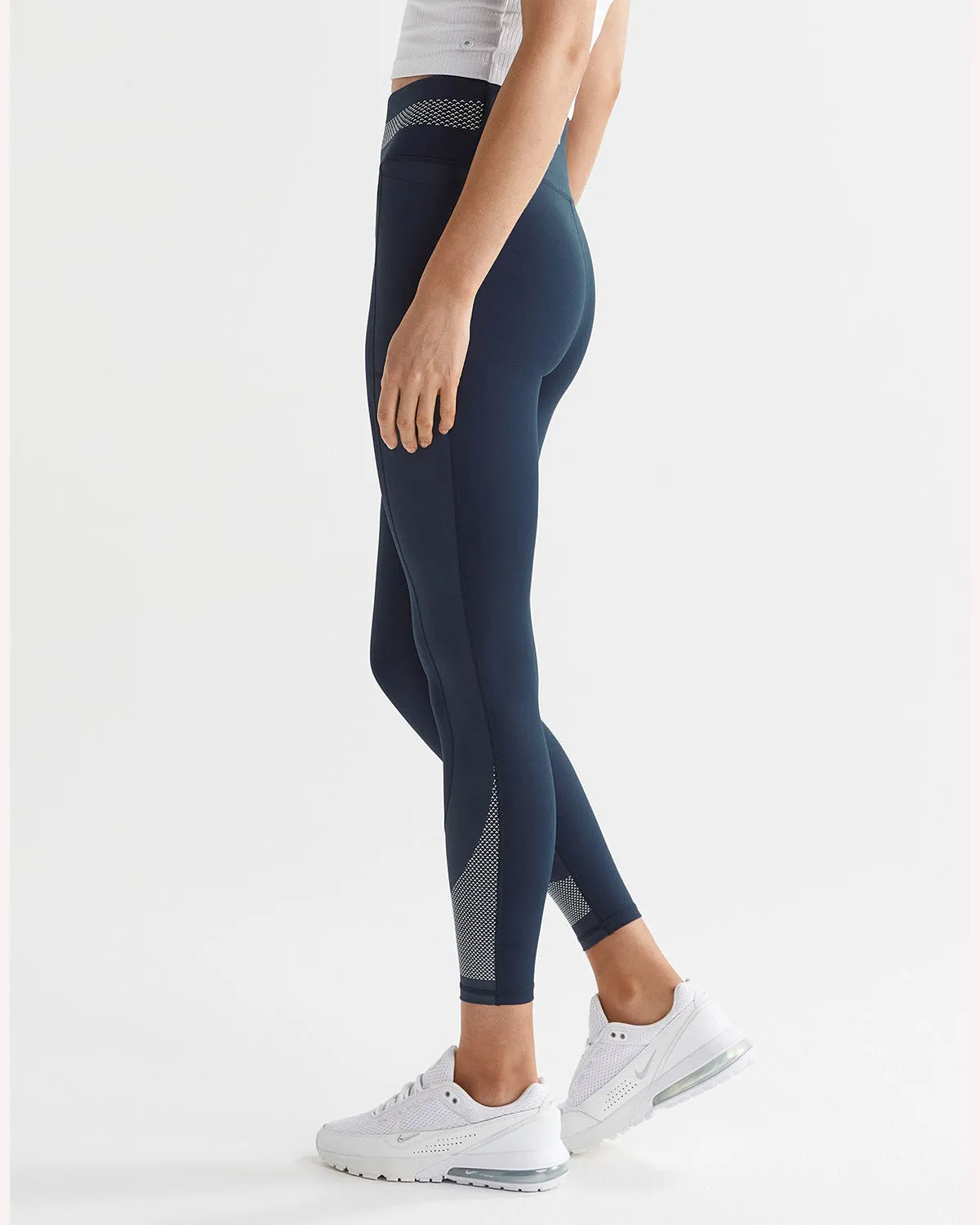 Lilybod Sasha Full Length Legging - Navy/White