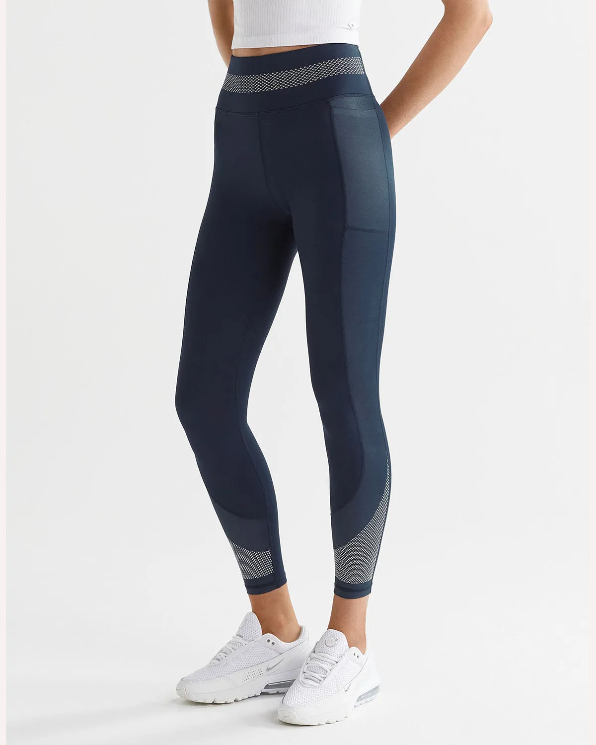 Lilybod Sasha Full Length Legging - Navy/White