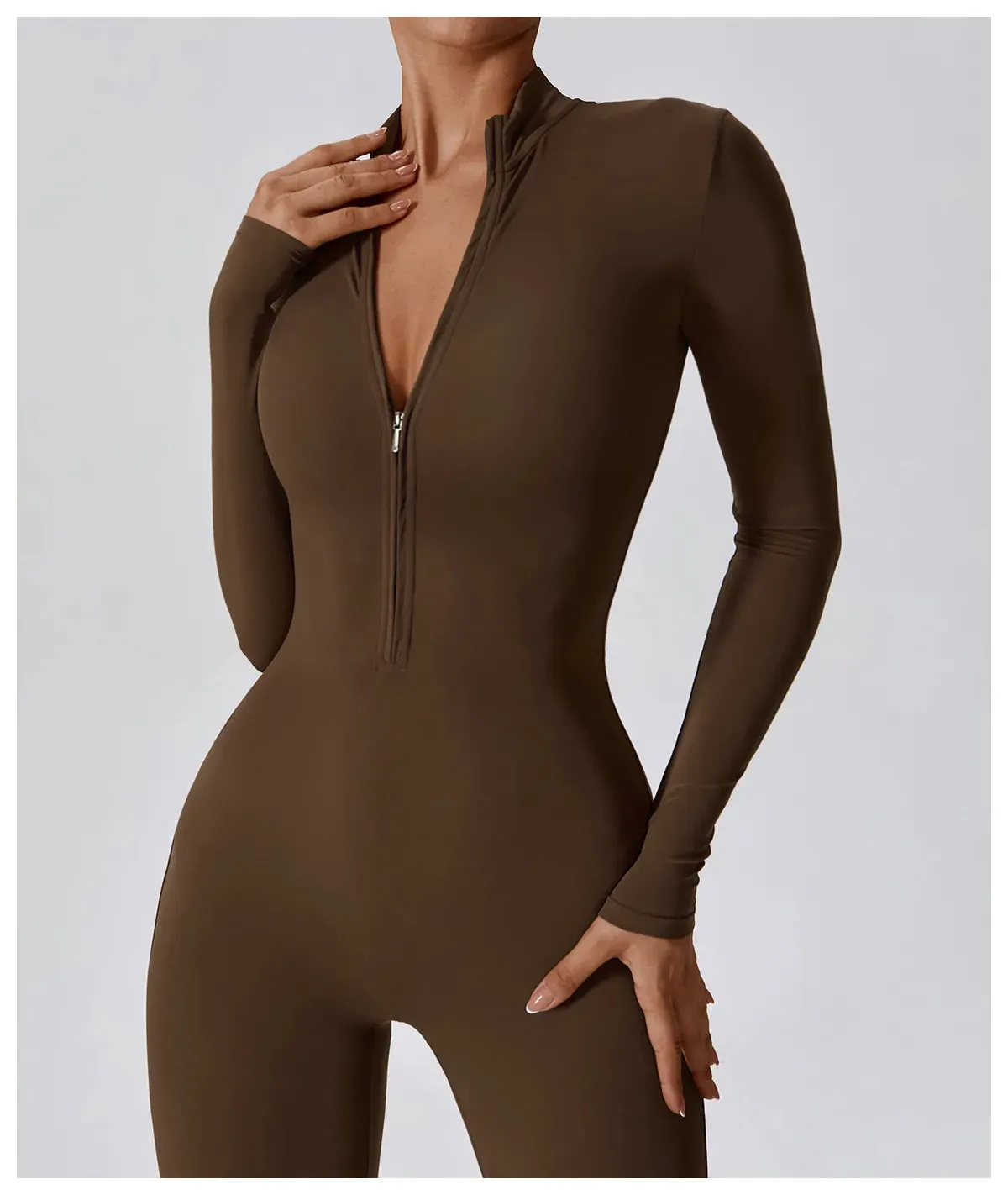 Long Sleeved Women's One-Piece Tracksuit