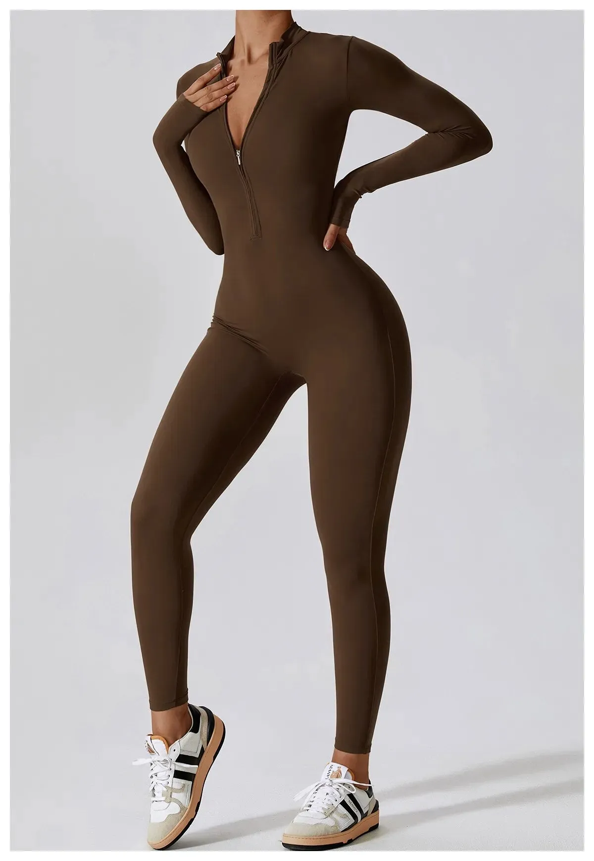 Long Sleeved Women's One-Piece Tracksuit