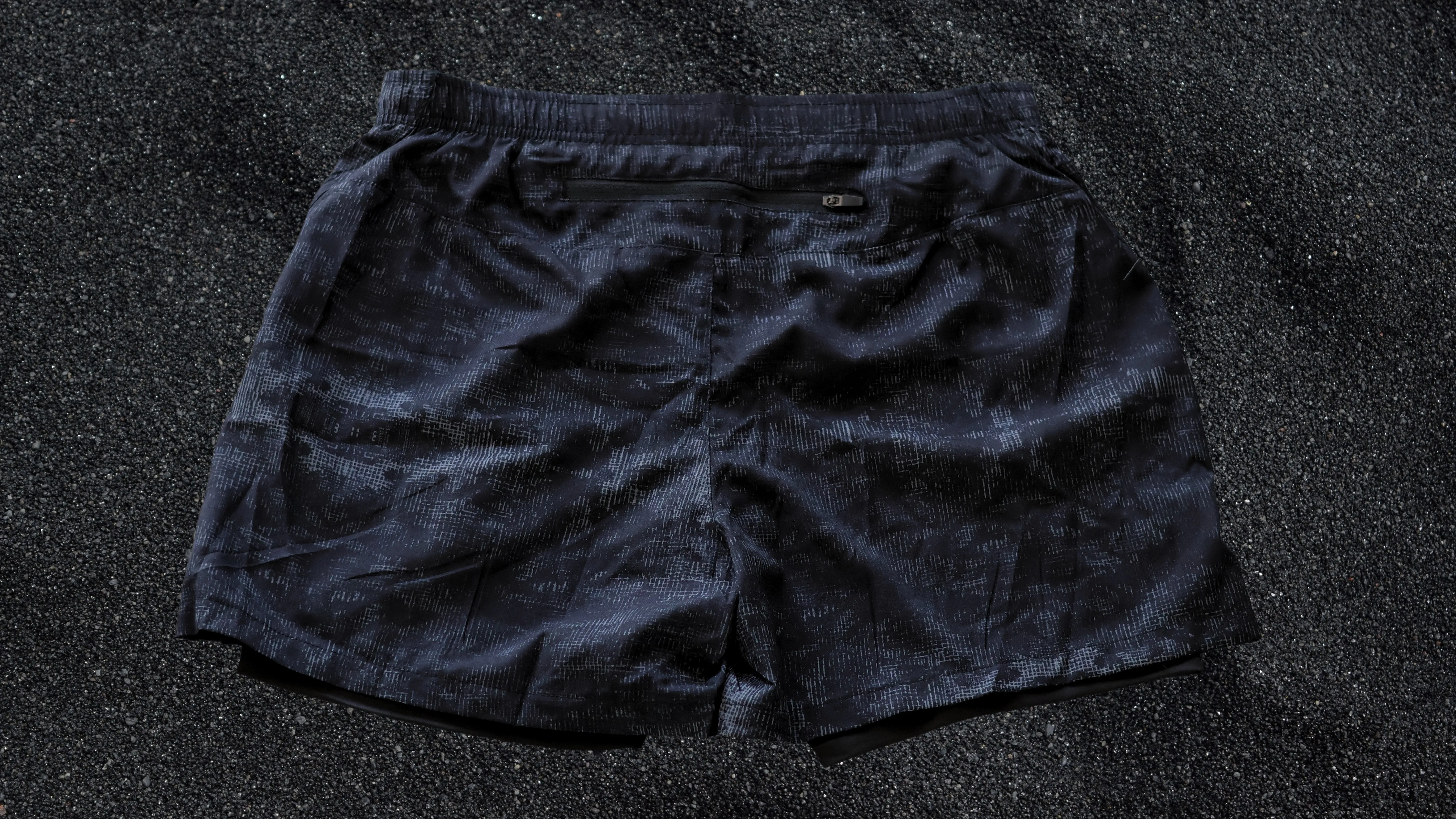 Men's Faded Black Compression Liner Shorts V3