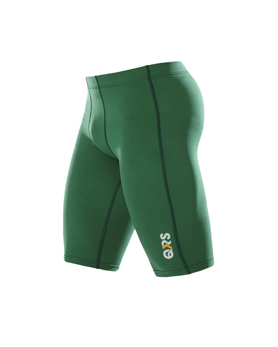 Men's Green Knee Length Short