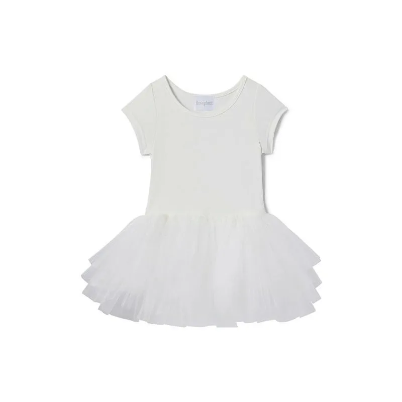 Plum NYC Bestie Tutu Dress Lucky White