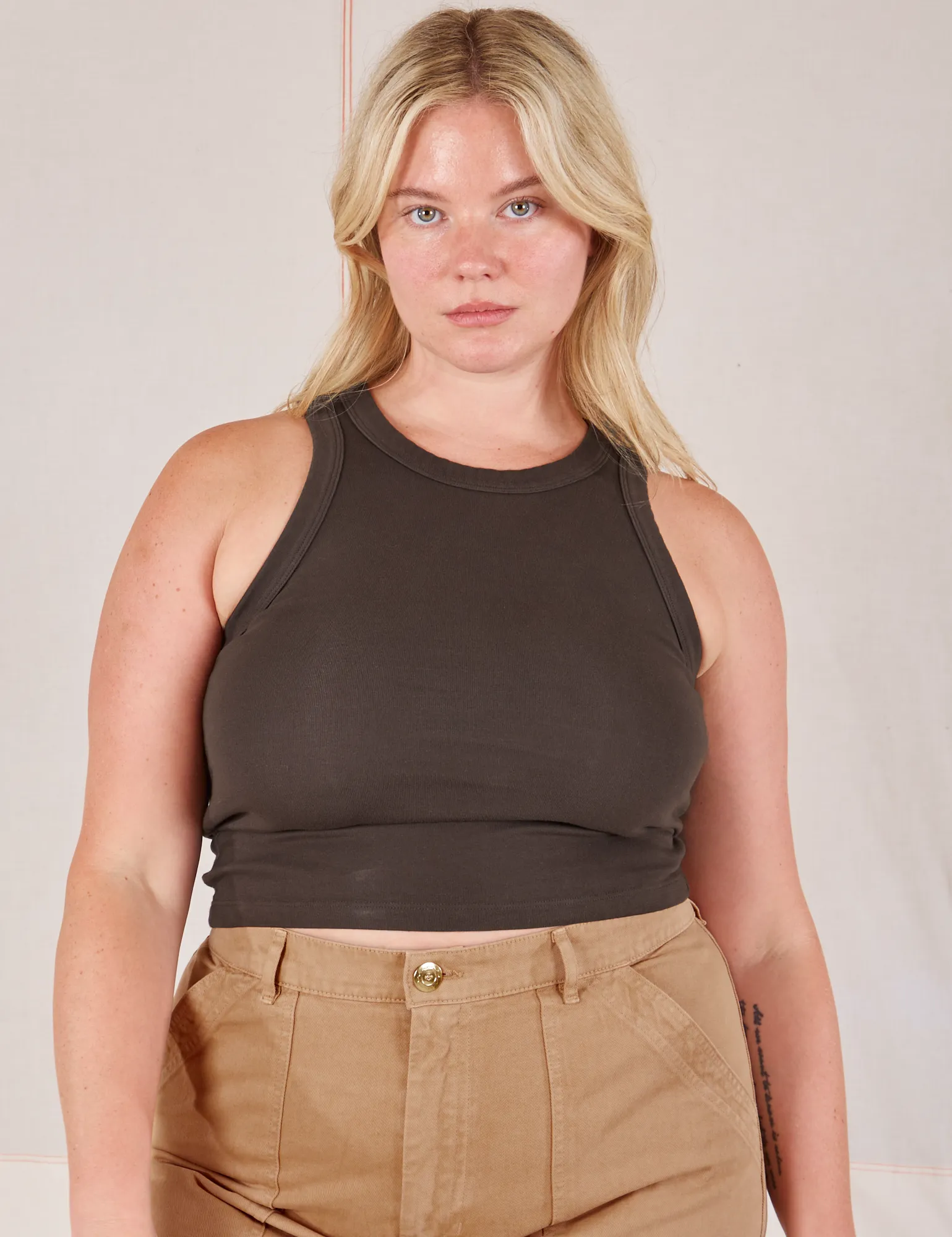 Racerback Tank - Espresso Brown