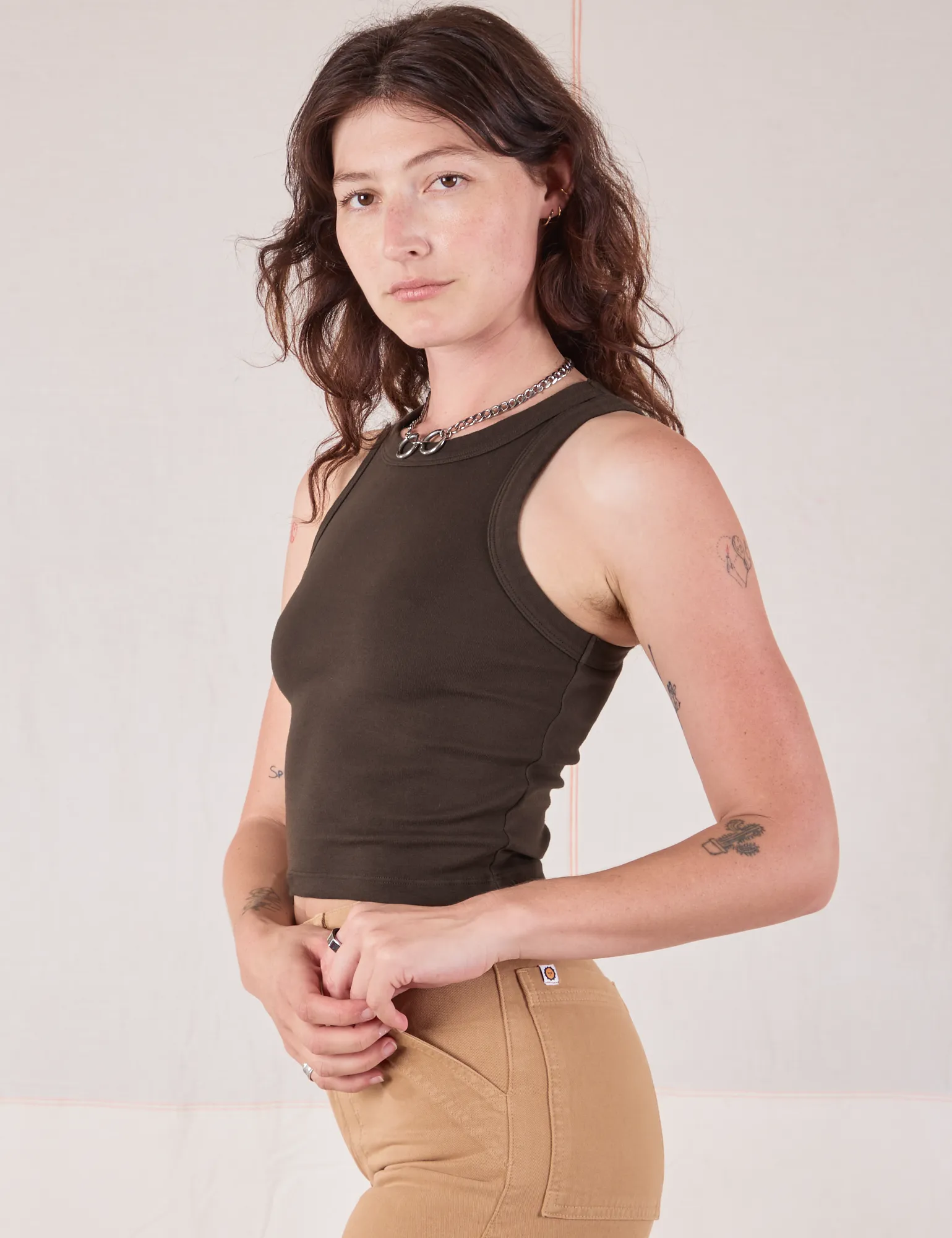 Racerback Tank - Espresso Brown