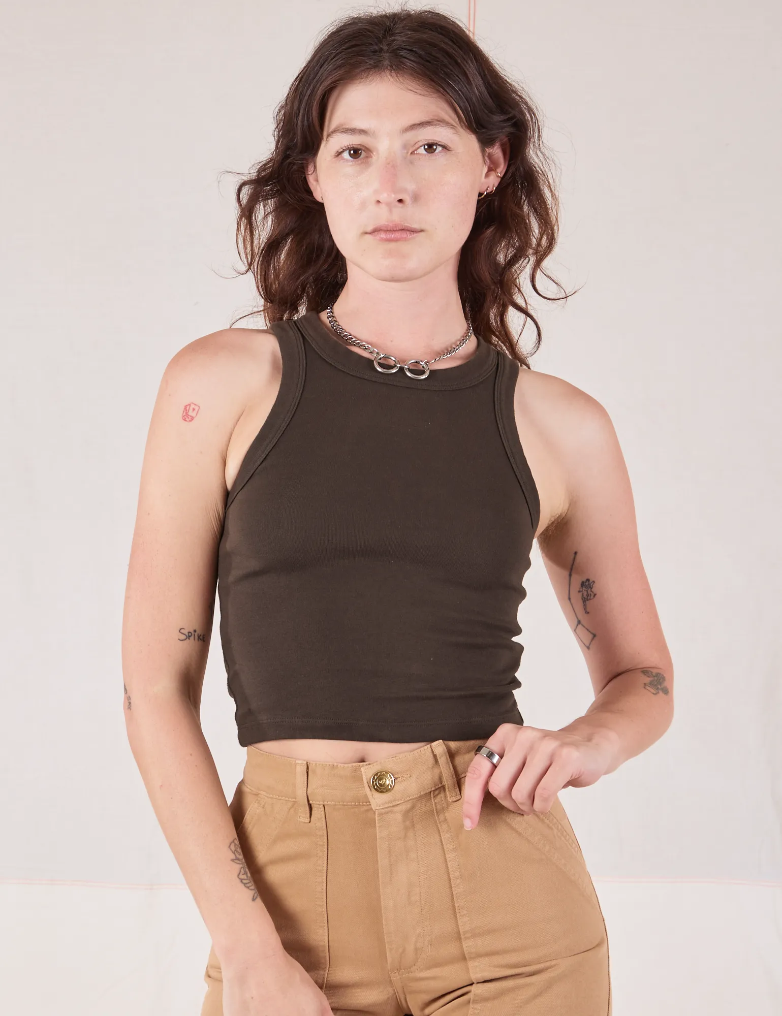 Racerback Tank - Espresso Brown