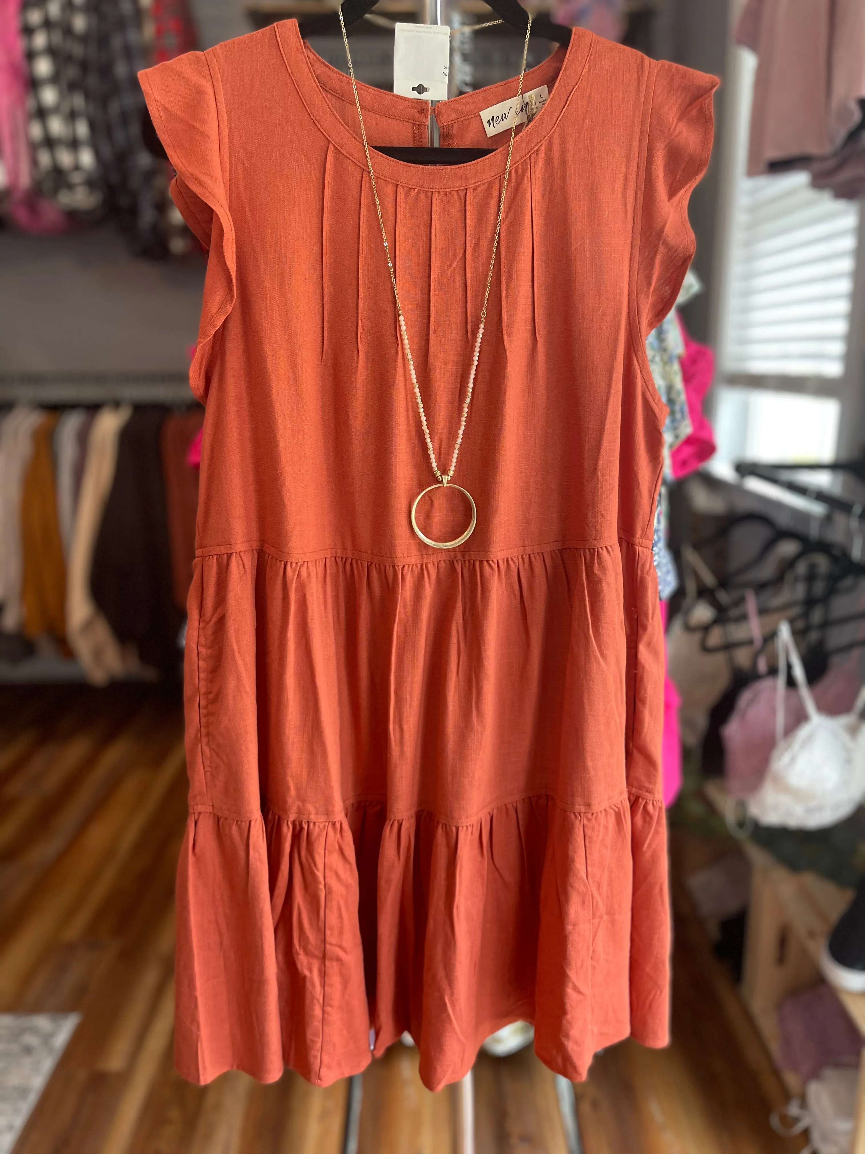 Ruffle Tank Layer Dress