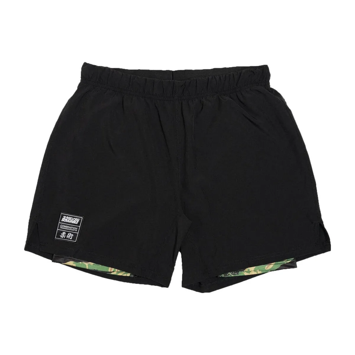 Scramble Tiger Camo Combination Shorts Black