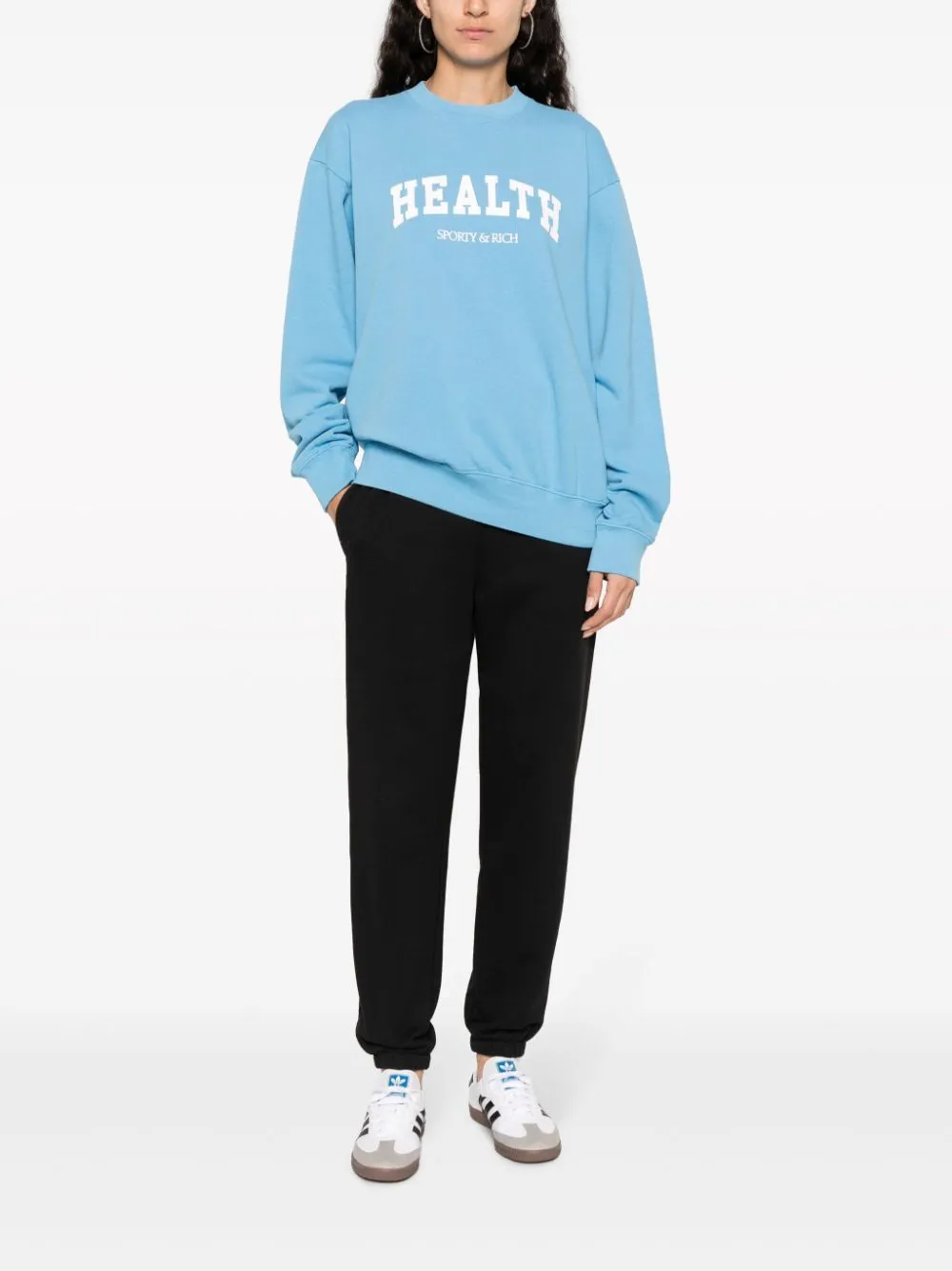 SPORTY & RICH MAIN Sweaters Clear Blue