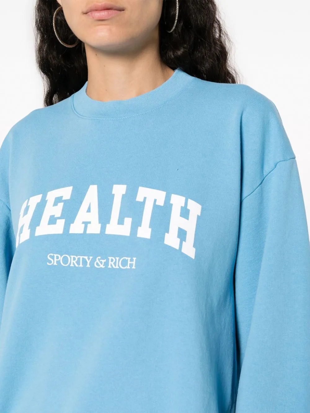 SPORTY & RICH MAIN Sweaters Clear Blue