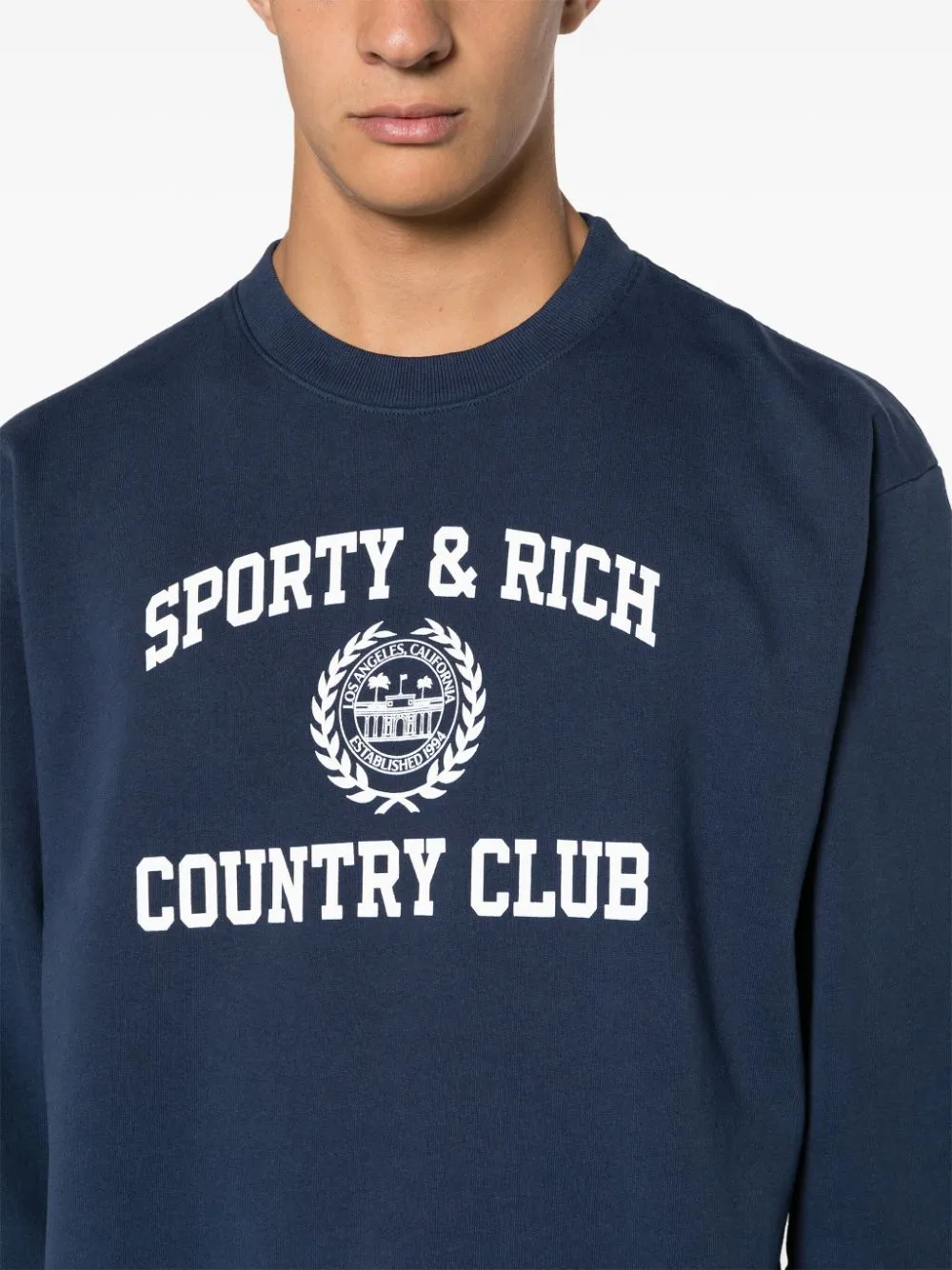 SPORTY & RICH Sweaters Blue