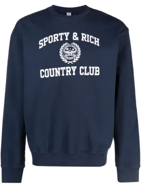 SPORTY & RICH Sweaters Blue