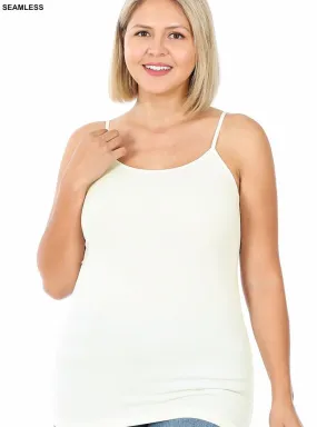 Strappy & Stretchy Tank Top-Ivory