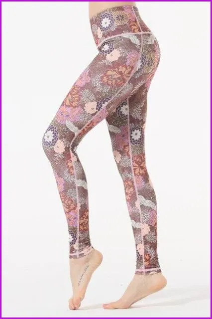 Style Printed Yoga leggings Sport Pants DE119