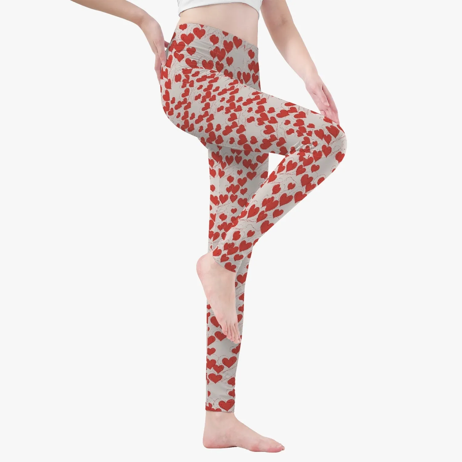 Tiny Hearts Women's Yoga Pants