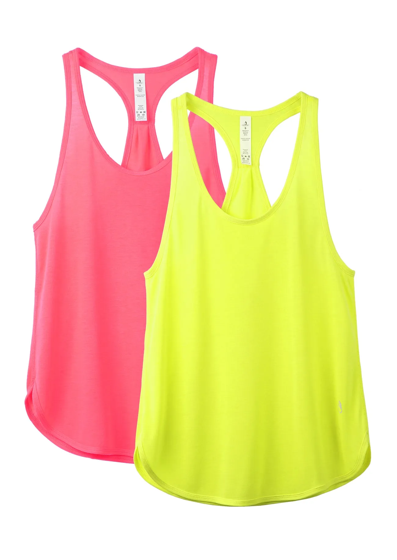 TK23 icyzone Workout Tank Tops for Women - Athletic Yoga Tops, Racerback Running Tank Top