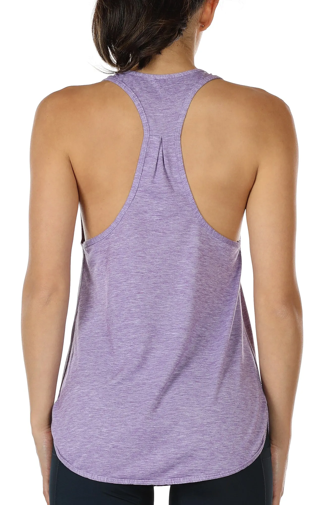 TK23 icyzone Workout Tank Tops for Women - Athletic Yoga Tops, Racerback Running Tank Top