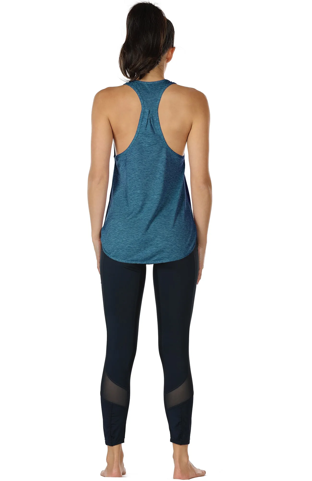 TK23 icyzone Workout Tank Tops for Women - Athletic Yoga Tops, Racerback Running Tank Top