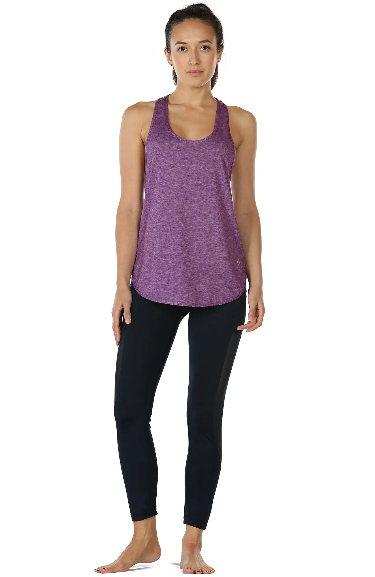 TK23 icyzone Workout Tank Tops for Women - Athletic Yoga Tops, Racerback Running Tank Top