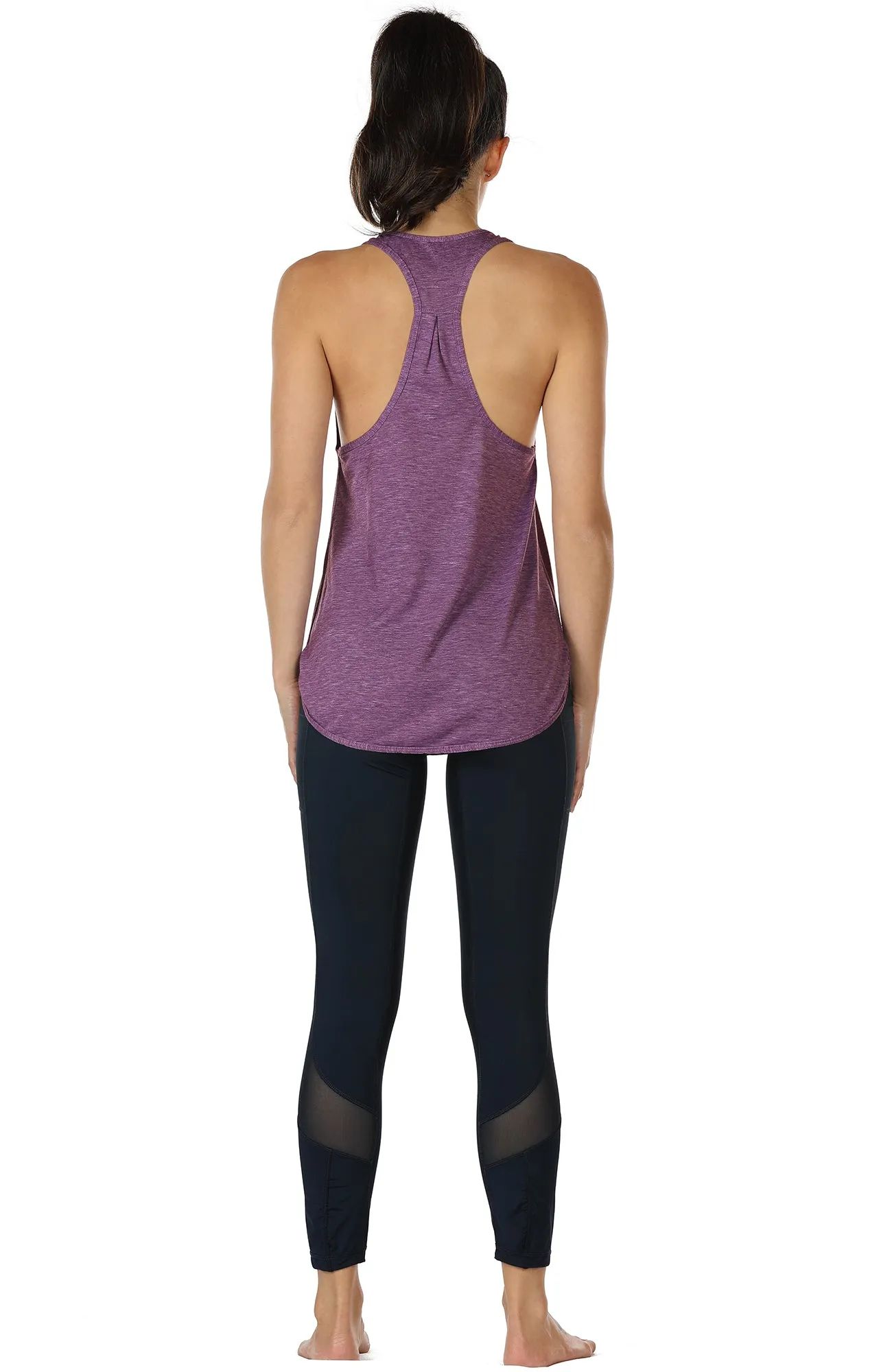 TK23 icyzone Workout Tank Tops for Women - Athletic Yoga Tops, Racerback Running Tank Top