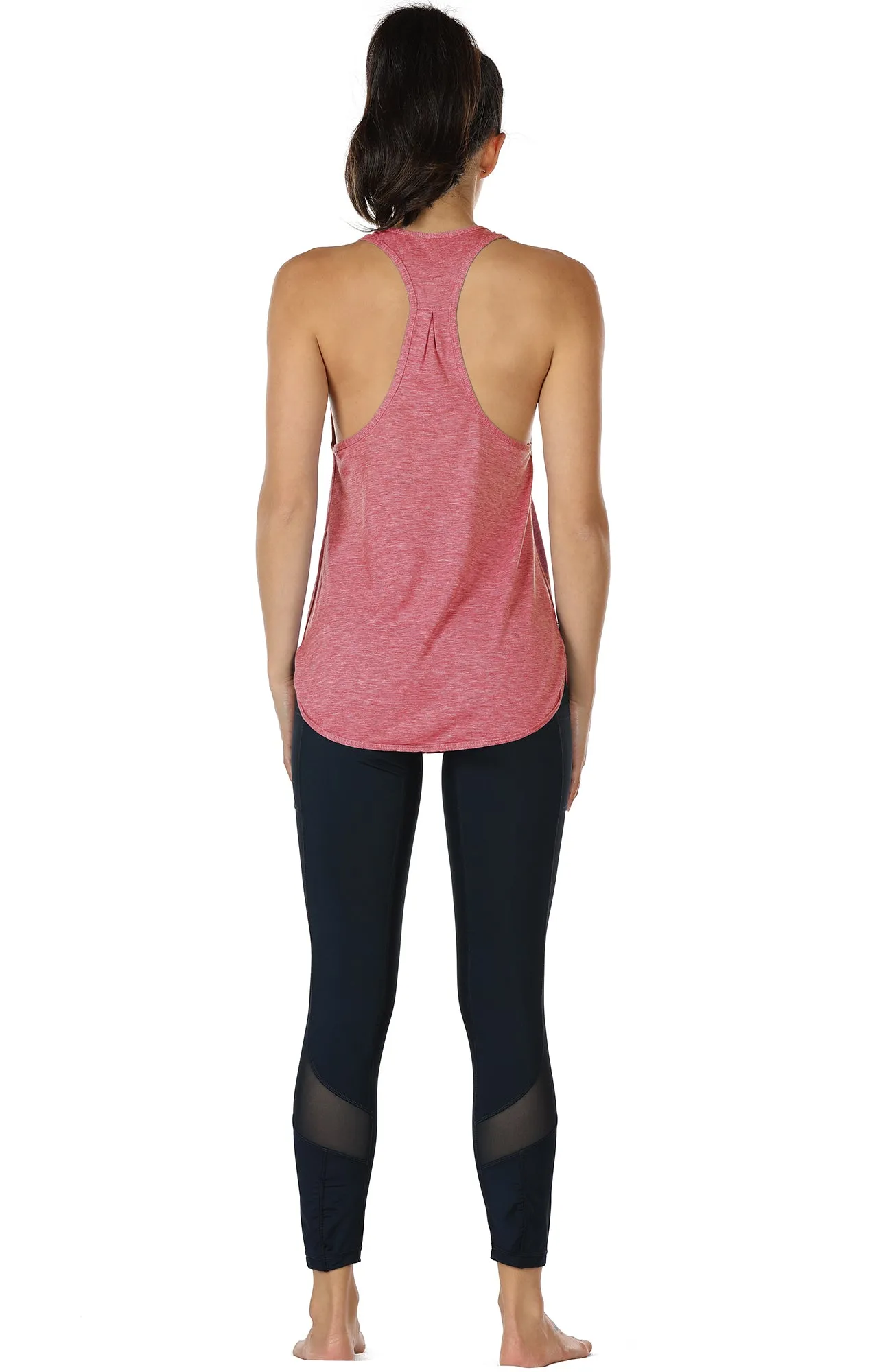 TK23 icyzone Workout Tank Tops for Women - Athletic Yoga Tops, Racerback Running Tank Top