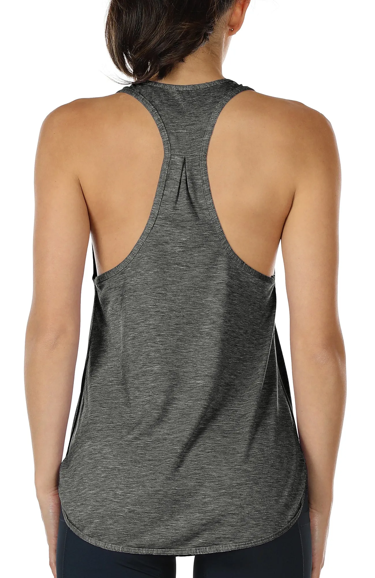 TK23 icyzone Workout Tank Tops for Women - Athletic Yoga Tops, Racerback Running Tank Top