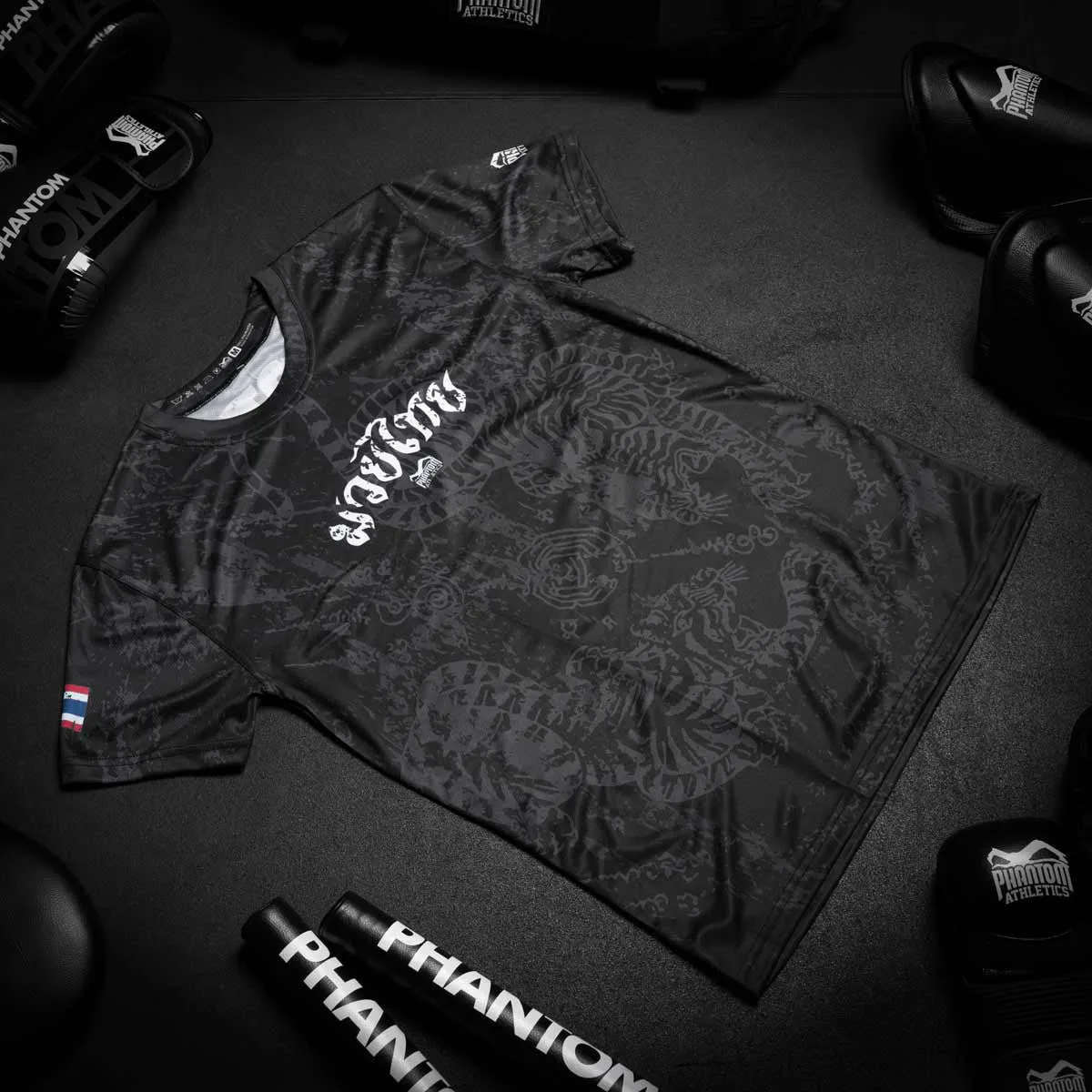 Trainingsshirt EVO Muay Thai - Schwarz