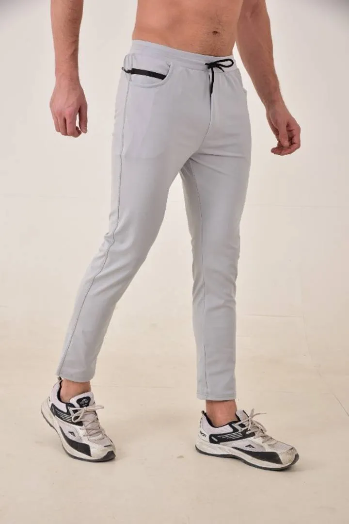 Trendy Polyester Spandex Stretchable Track Pant