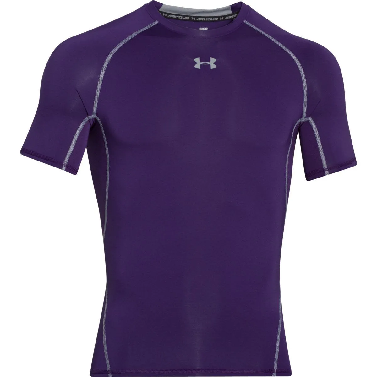 Under Armour Men's Purple HeatGear Armour S/S Compression Shirt