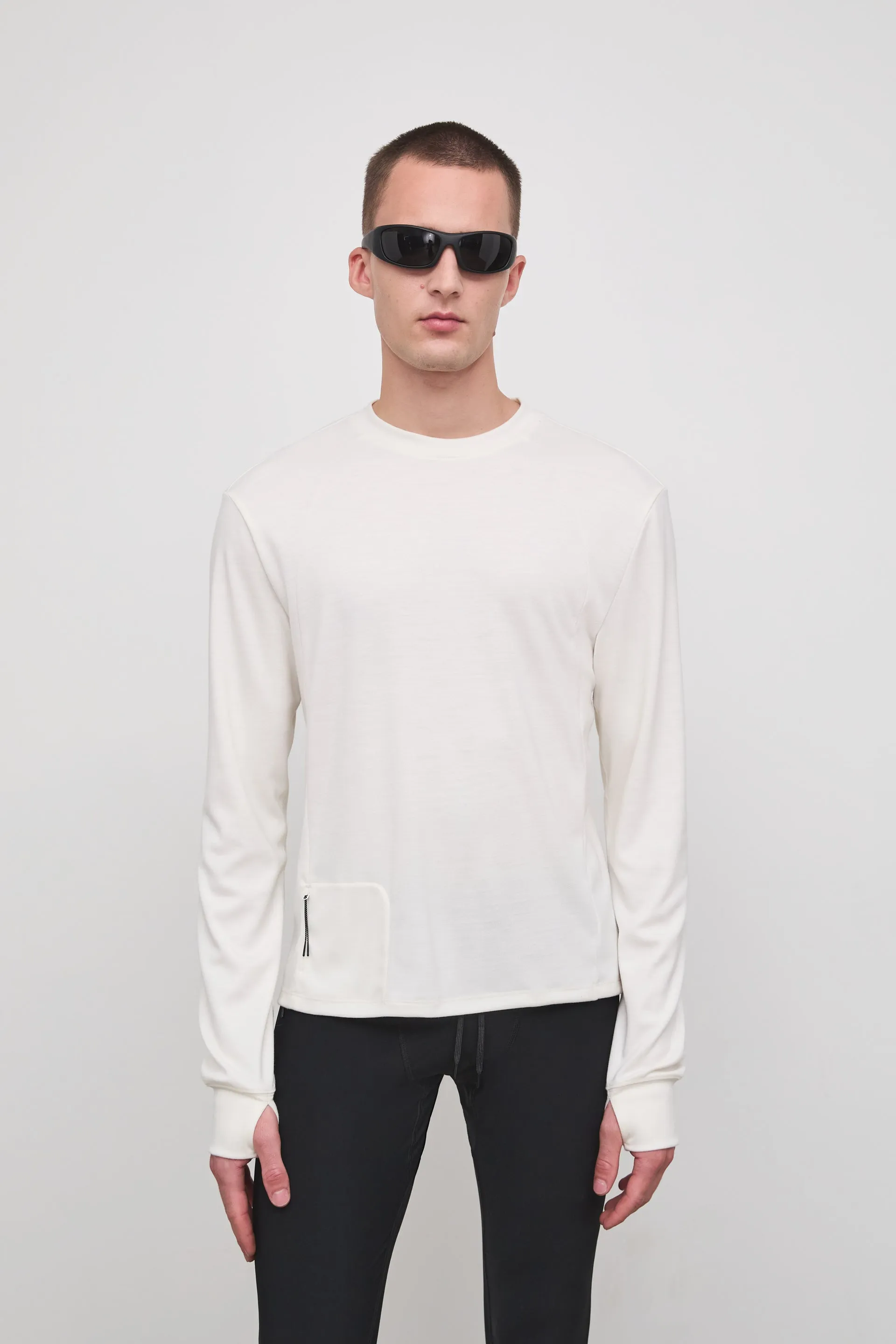 WHIT LONG SLEEVE CREW