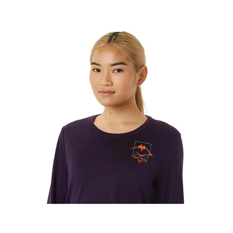 Women's Fujitrail Logo LS Top- Night Shade