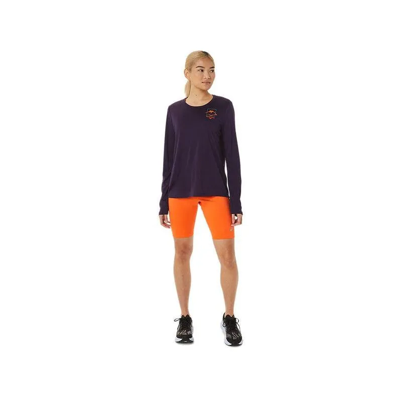 Women's Fujitrail Logo LS Top- Night Shade