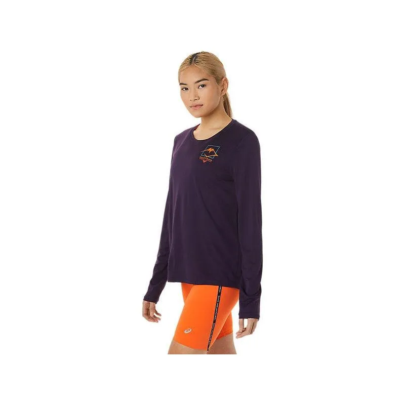 Women's Fujitrail Logo LS Top- Night Shade