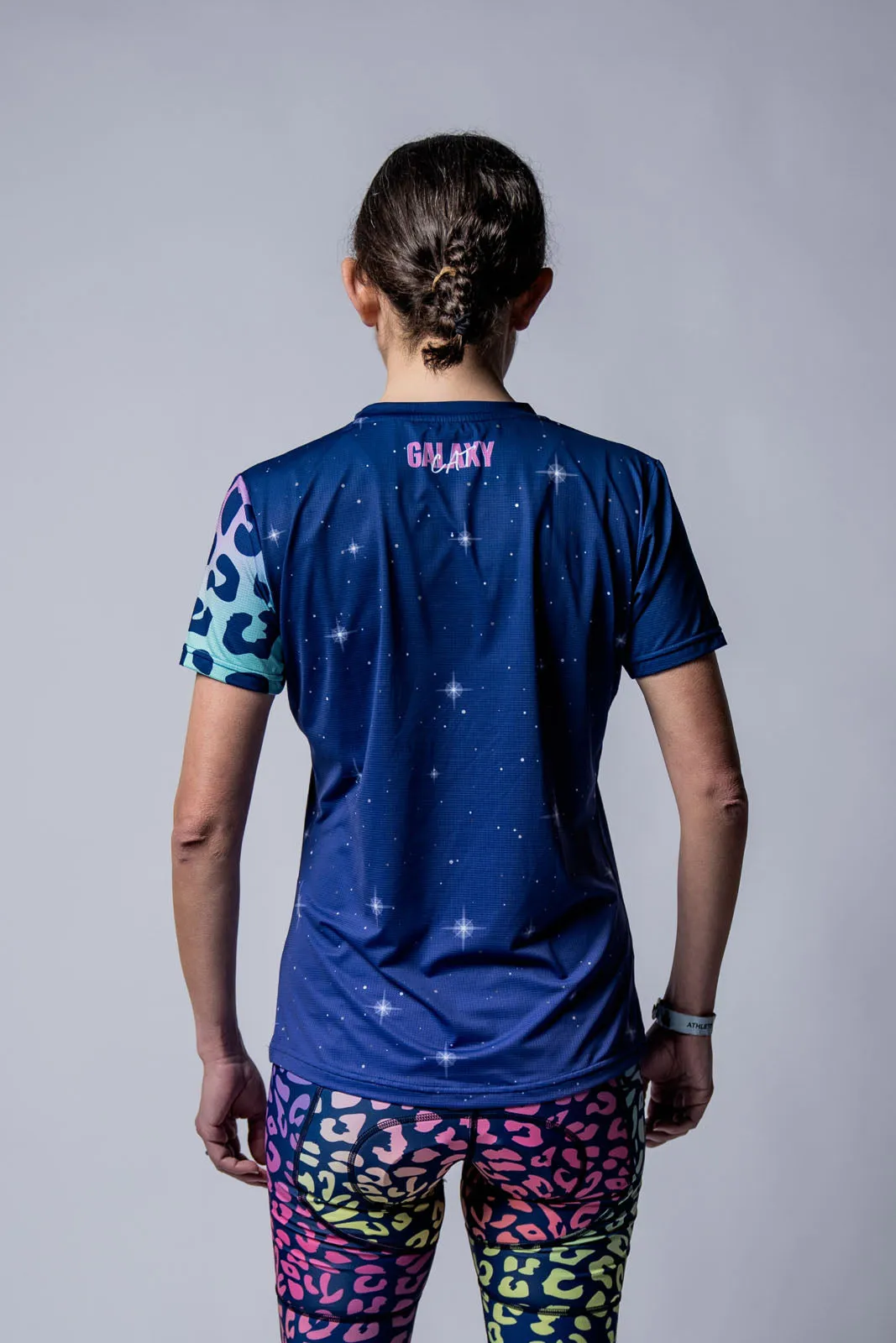 Women's Galaxy Cat Run Shirt